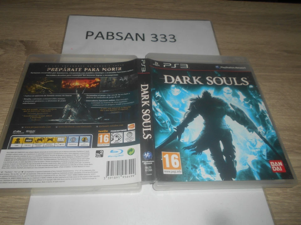 DARK SOULS DE FROM SOFTWARE PARA LA SONY PLAY STATION 3 PS3 EN BUEN ESTADO, foto 2 de 5