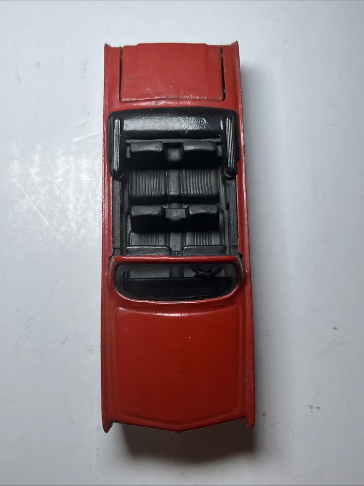 Винтажный GAMDAKOOR Sabra No 8111 Chrysler Imperial красный/черный сделано в Израиле РЕДКИЙ ТОВАР! - Изображение 3 из 4