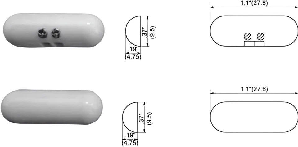 Door Window Contact Switch 10pk Magnetic Reed Security Alarm Sensor - Image 3 of 4