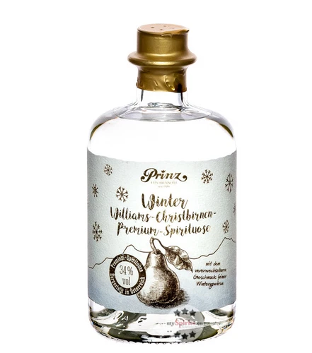 Prinz Winter Williams-Christbirne / 34 % Vol. / 0,5 Liter-Flasche - Bild 1 von 3