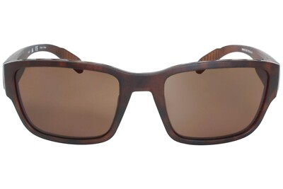 Adidas SP0007 52E Matte Brown Plastic Sporty Men Sunglasses Frame 57-20-135 52E
