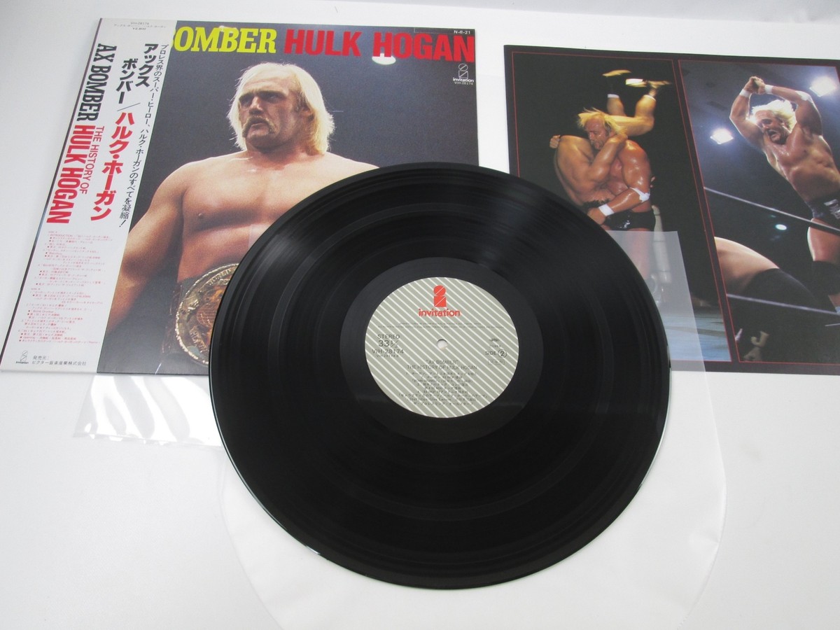 Hulk Hogan Ax Bomber VIH-28174 Promo with OBI Japan LP Vinyl | eBay