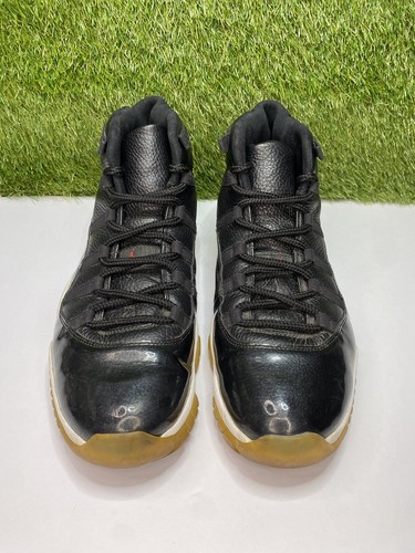 Air Jordan 11 72-10 Retro High Size 13 Mens Black Sneakers 2015 378037-002 - Picture 3 of 11