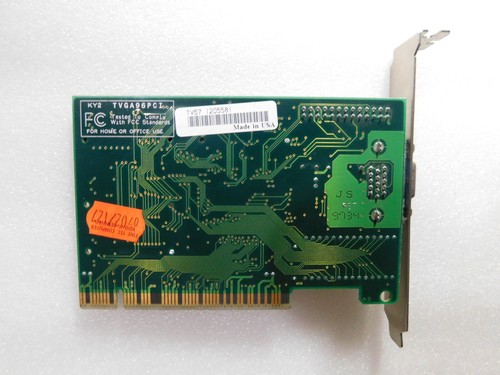 JATON TRIDENT TVGA96PCI TGUI9680 2MB PCI VGA VIDEO GRAPHICS CARD ADAPTER - Picture 2 of 3