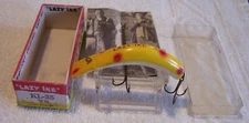 51523  BEAUTIFUL KAUTZKY LAZY IKE  LURE  3"   KL-25 YS BOX-INSERT
