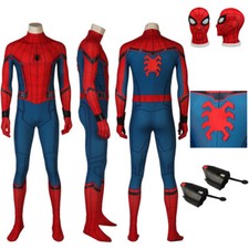 The Homecoming Spider-Man Tuta Cosplay Costume 3D Halloween con tiratori