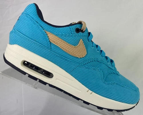 Nike Air Max 1 PRM Corduroy Baltic Blue FB8915-400 Men's Size 9 New With Box