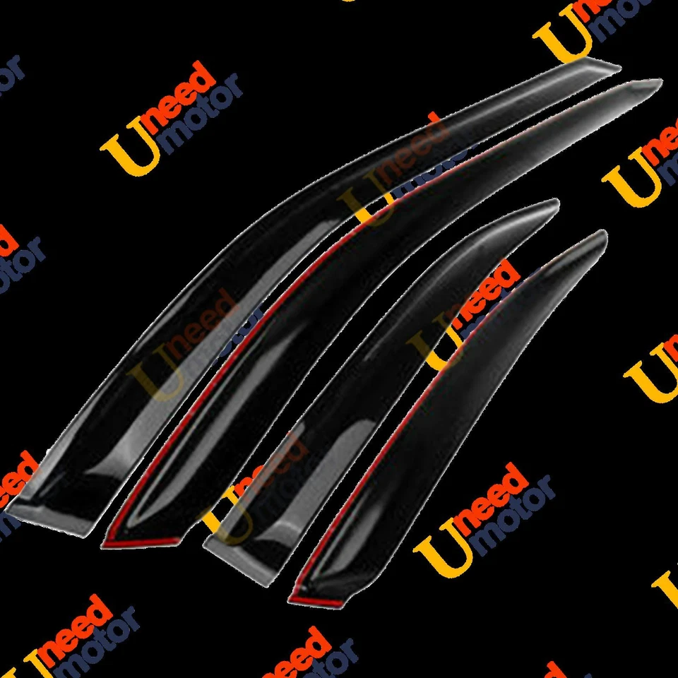 Para Toyota Sienna 2011-2020 Canal Salida Ventana Visera Protector de Lluvia Deflectores Foto 3 de 4