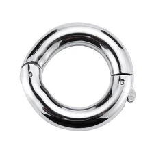 Adjustable Rings Stainless Steel Ring For Men Metal Lock Male Chastity Device