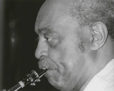 Benny Carter Profile Close Up At Rob Recording Pioneer Studio OLD JAZZ PHOTO