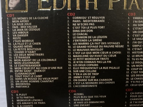 Édith Piaf: La Mome Piaf L'Integrale 1936-1957 CD! 8 CD 179 Tracks! Mint! - Picture 14 of 18