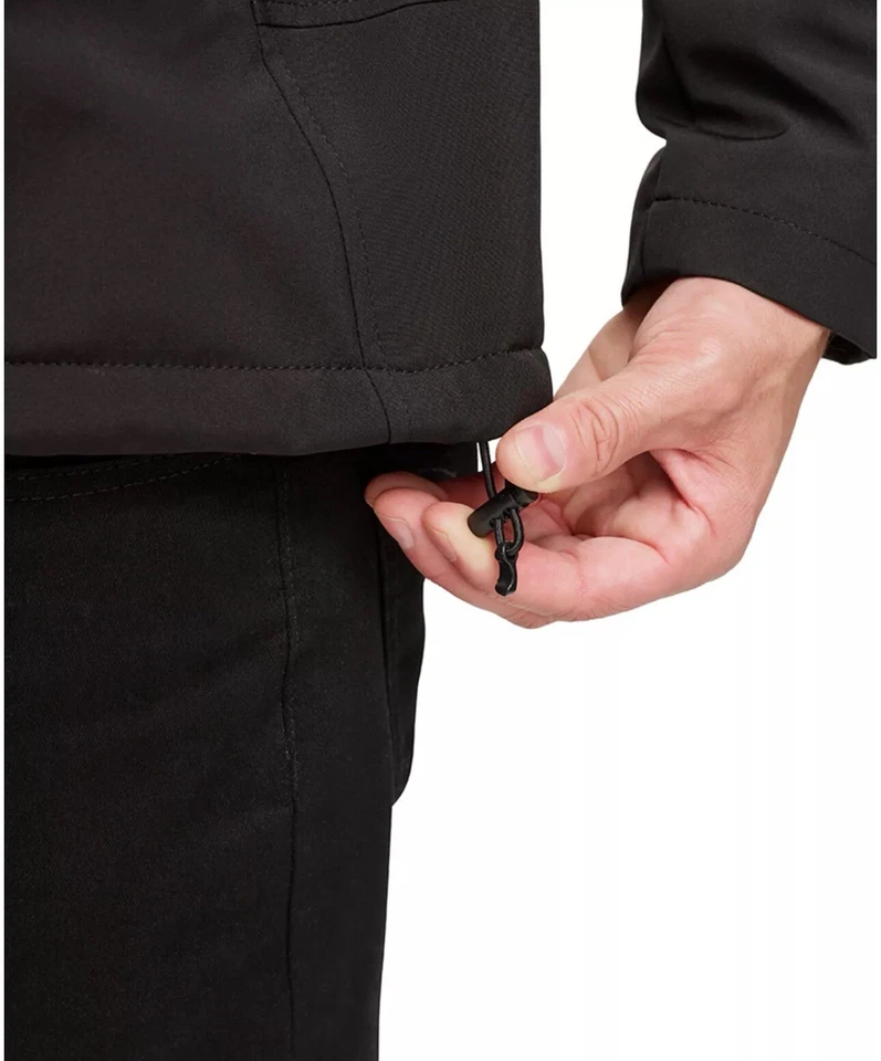 Chaqueta de caparazón suave elástica infinita forrada Sherpa Calvin Klein para hombre Foto 4 de 4