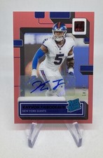 2022 Clearly Donruss Kayvon Thibodeaux RC Rated Rookie Auto Red /49 #95