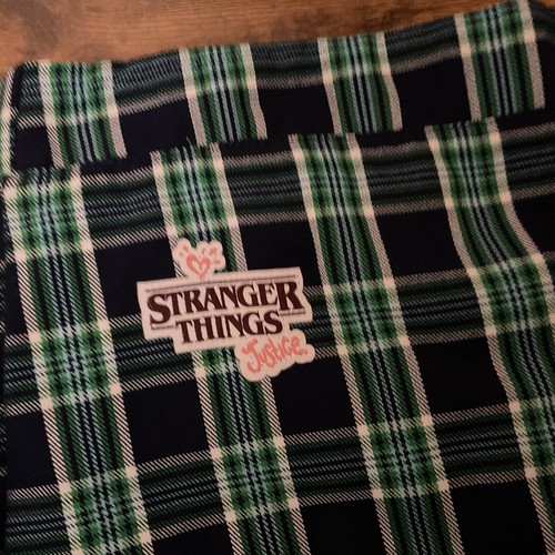 Justice Stranger Things Skort Plaid Plus Size 16/18 - Picture 2 of 9