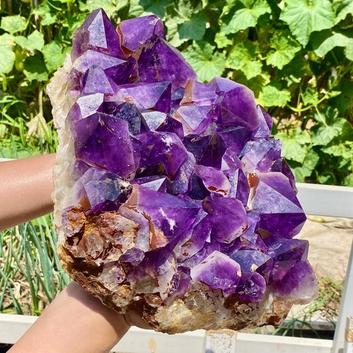 19LB Amethyst Crystal Rough Stone Brazil - 第 17/24 張圖片