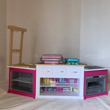 Barbie Ultimate Kitchen Set Lights Sound Oven Cooking