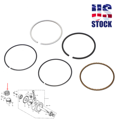 #ad #ad Bore Piston Rings Set for Honda XL100S XR100 XR100R CM185T CM200T 13011 KB4 305 $15.99