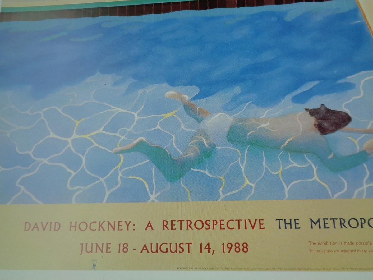 David Hockney Poster Metropolitan Museum of Art Retrospective