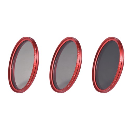 FOTGA 67mm Slim Fader Variable Filter Neutral Density ND2 to ND400 Red Z7I9 - Picture 7 of 9