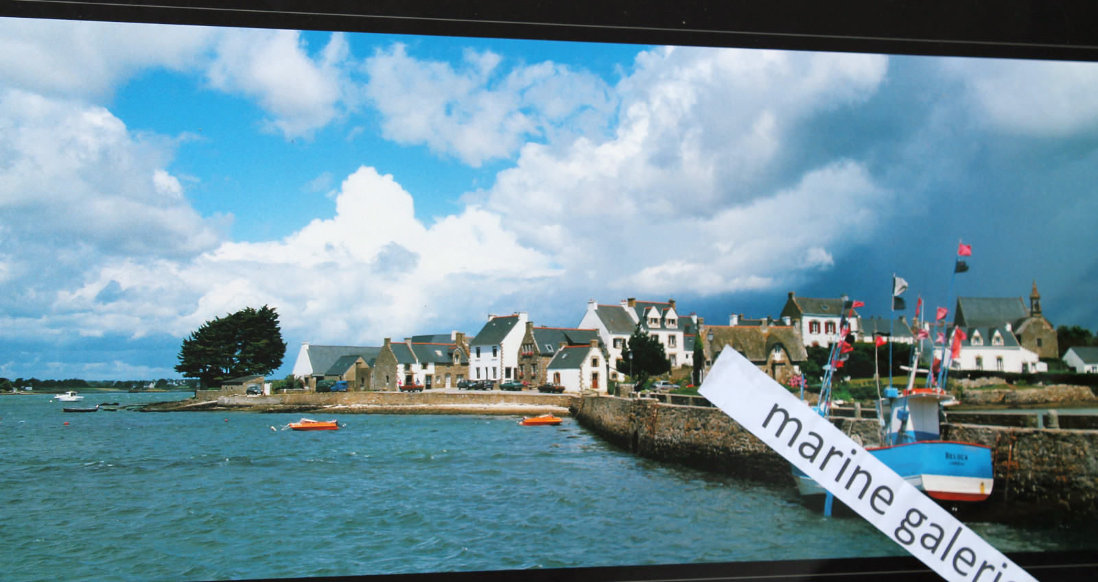 Déco Bretagne marine avec ce grand poster photo mer aux couleurs vibrantes