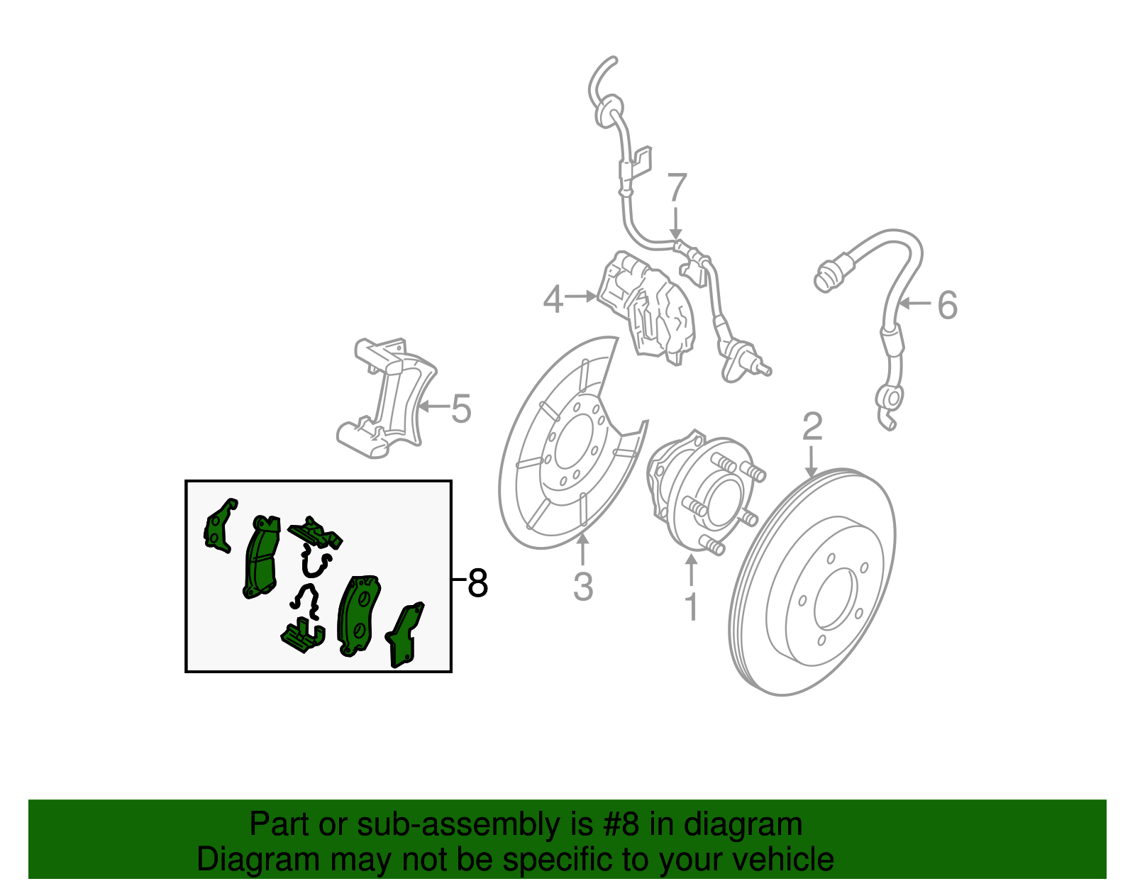 Genuine Mazda Brake Pads Rear C2Y32648ZC for sale online eBay