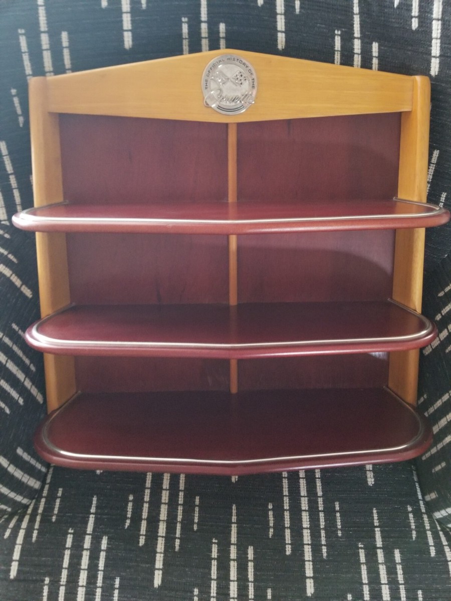 FRANKLIN MINT Corvette History WOOD DISPLAY RACK | eBay