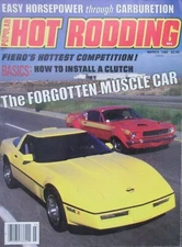 1986 MARCH HOT RODDING MAGAZINE MUSCLE CUSTOM CARS CHEVY FORD MOPAR COLOR PHOTOS