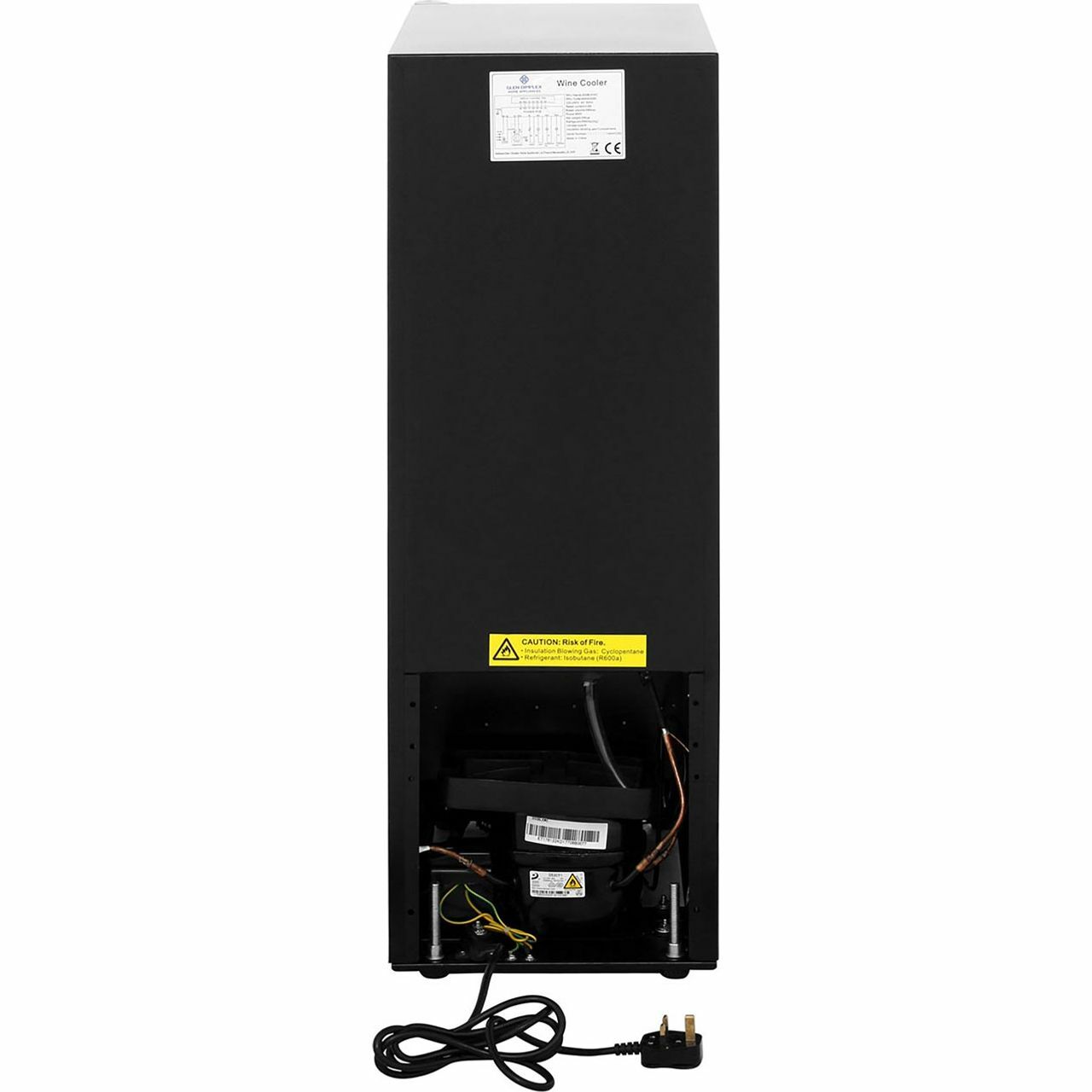 Belling 300BLKWC Built In Wine Cooler Fits 18 Bottles Black G