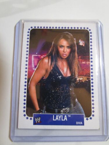Layla 2008 Topps Heritage IV WWE Base Set Card #63 Diva-