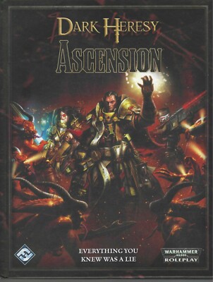 Dark Heresy 1E ASCENSION (Hardcover) Warhammer 40K Roleplay rpg supplement RARE