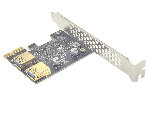 Internal 2 Ports USB3.0 PCI-e Card USB3.2 GEN1 5Gbps Expansion Card PCI Express - Picture 3 of 4