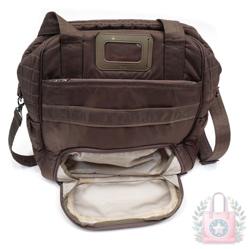 ❤️ Lug Puddle Jumper Original Walnut Brown Weekender + Pouch - Picture 5 of 8
