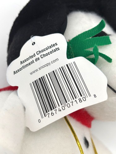Nuevo Whitmans Peanuts Snoopy Muñeco de Nieve Navidad Peluche 8" Vacaciones Coleccionable - Imagen 3 de 12