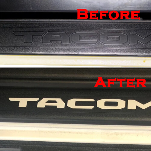 TRD PRO Vinyl Decals Gloss Red Vinyl Letter Decals For Toyota Tacoma TRD PRO Grille (2016-2022) - Easy Apply Stickers Toyota Tacoma Grille Letters - Foto 11