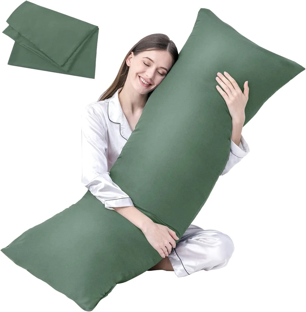 Luxury Full Body Pillow Insert with Fiber Cover Ultra Soft Body