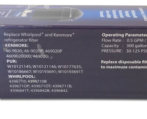 Sante Modell 3 Kühlschrank Wasserfilter Ersatzpatrone 46-9020 W10193691 - Bild 6 von 10