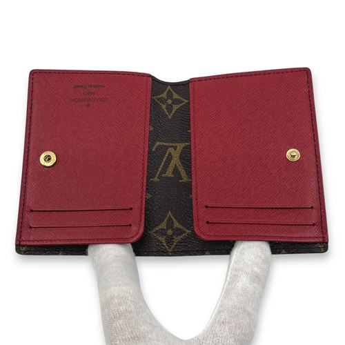 Louis Vuitton Monogram Portafoglio Marie Portafoglio Bifold Rosso M93802 - Foto 7 di 24