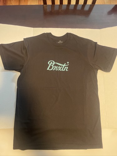 Brixton Black T-shirt Brixton Size L Standard Fit Men’s New !!! Fast Shipping