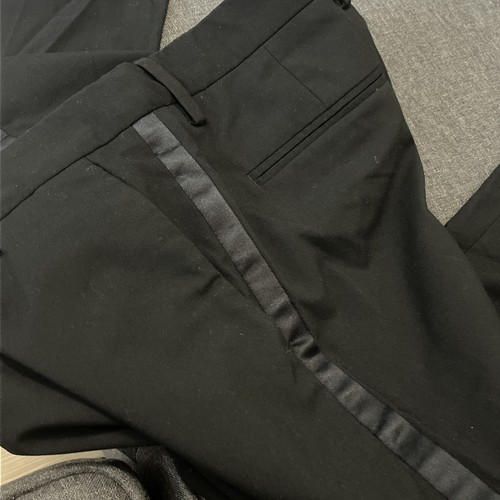 Men’s Zara Black Smart Trousers EU 40 Satin(?) Detail - Picture 4 of 4