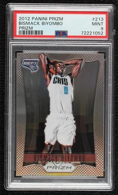 2012-13 Panini Prizm Silver Prizm Bismack Biyombo #213 PSA 9 MINT 04ah