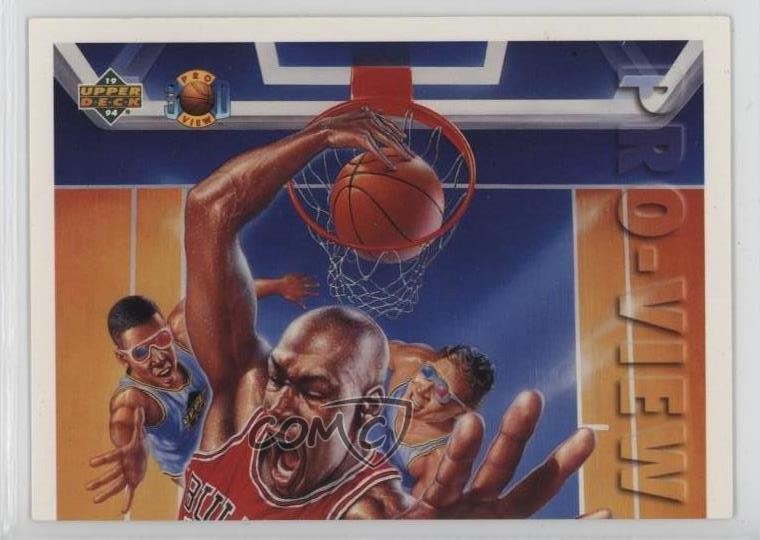 1993-94 Upper Deck Pro View 3D Checklist #1 Michael Jordan #109 HOF 1aa9