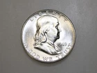 1949-S 50C FRANKLIN SILVER HALF DOLLAR GEM BU