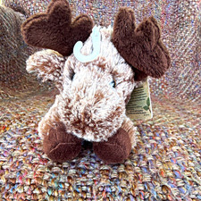 Aurora Moose Plush Stuffed Animal Brown Tan Small 6-14 in 2019 MPN 23035
