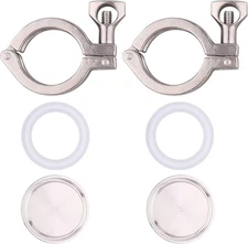 Stainless Steel Tri Clamp Sanitary Fitting With End Cap