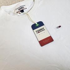 Tommy Hilfiger Men's White TShirt XL Short Sleeve NWTGS