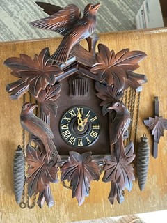 Vintage Cuckoo Clock for Parts or Repair Sold As Is Complete & Untested