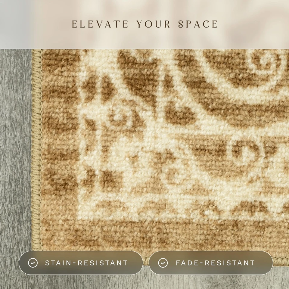 Pelham Transitional Area Rugs - Made in USA - Washable, Non Slip, Indoor Carp... - Image 4 of 4