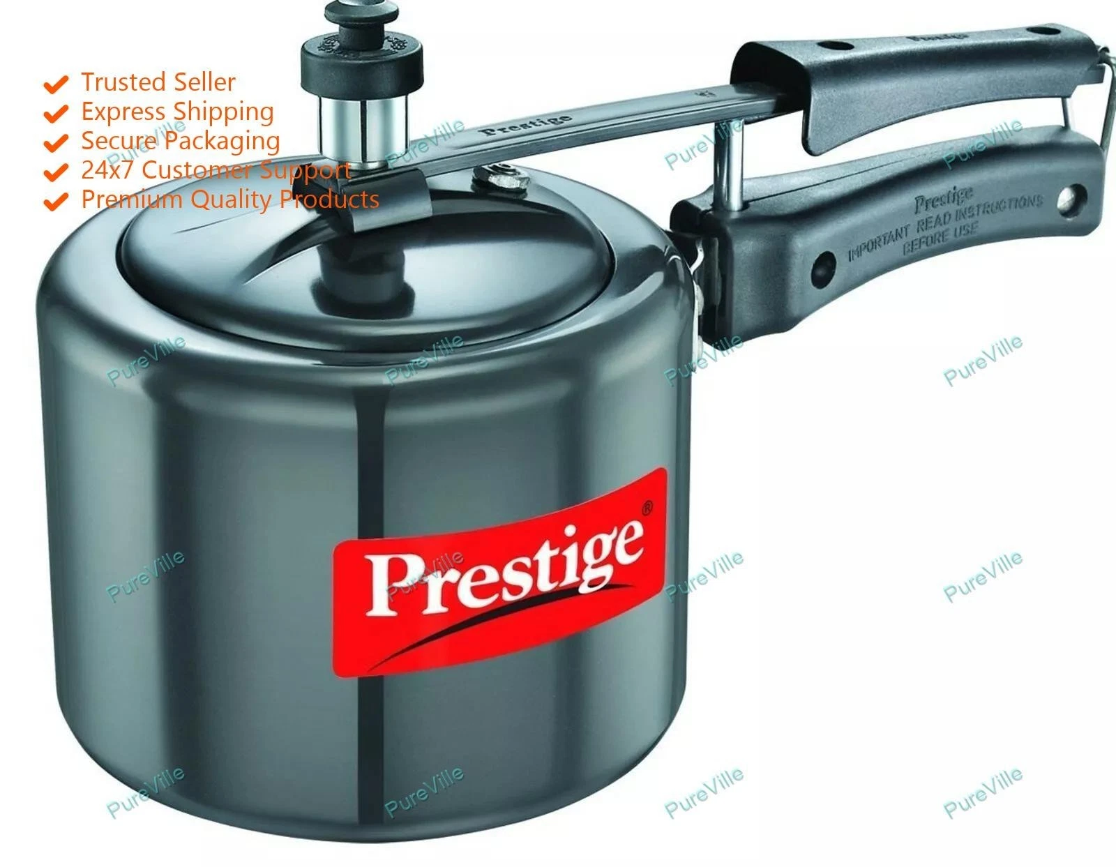 Prestige Nakshatra Plus 2 Litre Aluminium Pressure Cooker