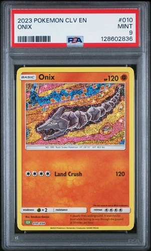 2023 POKEMON CLV-TRADING CARD GAME CLASSIC VENUSAUR & LUGIA EX DECK ONIX PSA 9