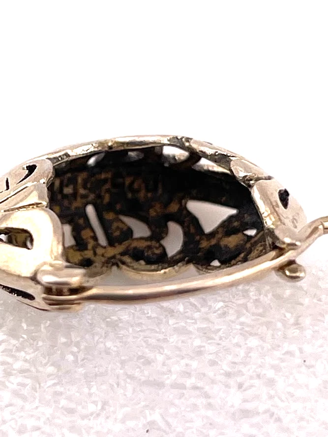 PENDIENTES ARO FILIGRANA PLATA ESTERLINA 925 SILPADA P1136 3.4" SUROESTE 3476 Foto 3 de 4